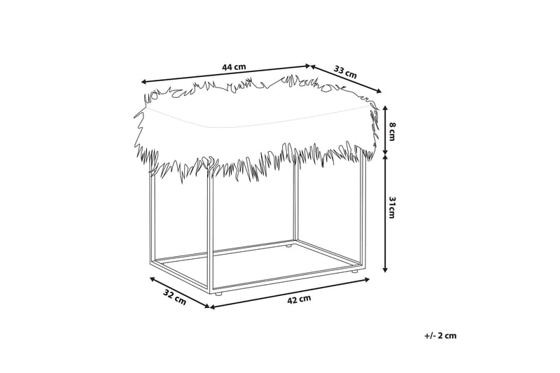 Colonsay Fotpall - Vit - Möbler - Fåtölj & stolar - Pall & puff - Fotpallar