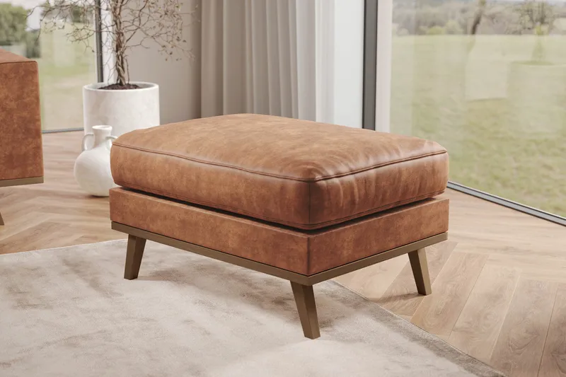 Copenhagen Fotpall - Brun - Möbler - Fåtölj & stolar - Pall & puff - Fotpallar