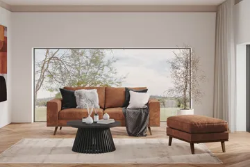 Copenhagen Fotpall - Brun - Möbler - Fåtölj & stolar - Pall & puff - Fotpallar