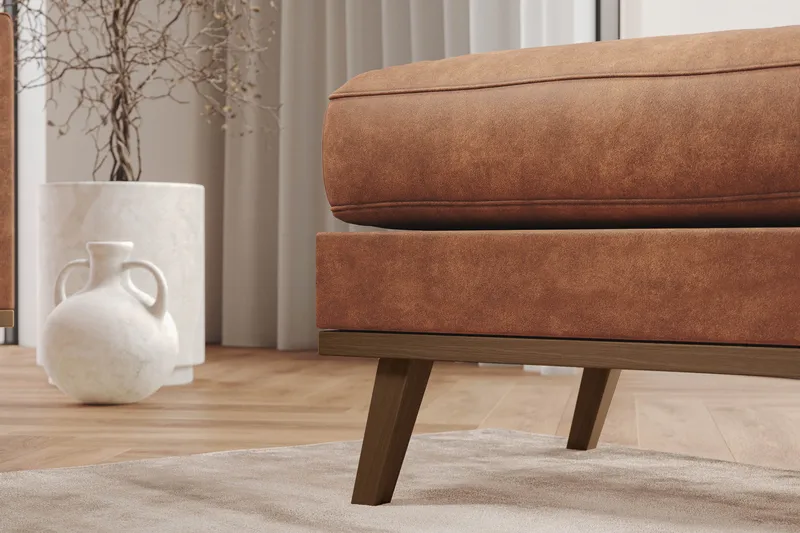 Copenhagen Fotpall - Brun - Möbler - Fåtölj & stolar - Pall & puff - Fotpallar