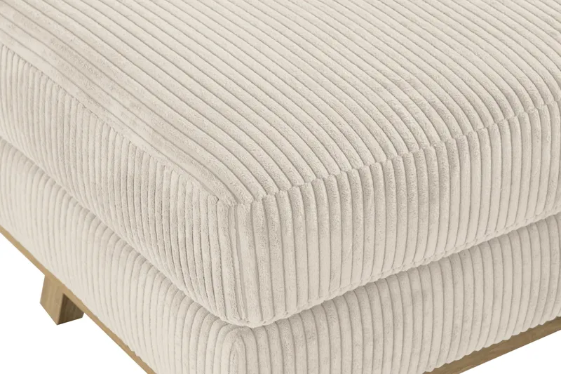 Copenhagen Fotpall Manchester - Beige - Möbler - Fåtölj & stolar - Pall & puff - Fotpallar