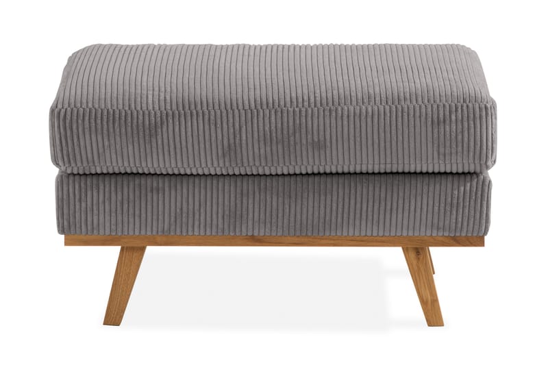 Copenhagen Fotpall Manchester - Grå - Möbler - Fåtölj & stolar - Pall & puff - Fotpallar