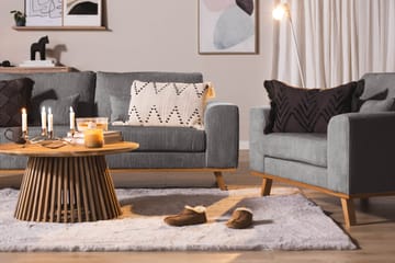 Copenhagen Fotpall Manchester - Grå - Möbler - Fåtölj & stolar - Pall & puff - Fotpallar