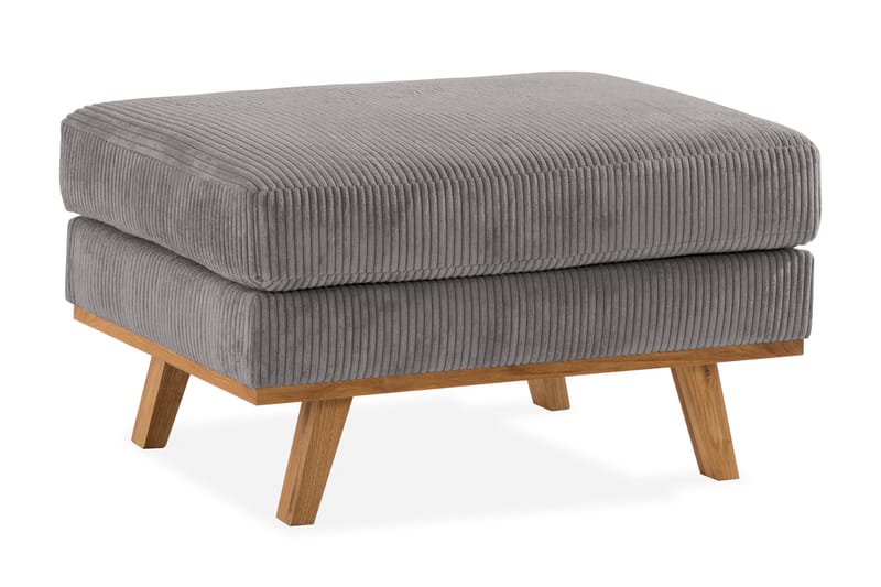 Copenhagen Fotpall Manchester - Grå - Möbler - Fåtölj & stolar - Pall & puff - Fotpallar