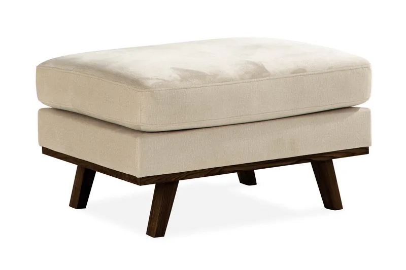 Copenhagen Fotpall Sammet - Beige - Möbler - Fåtölj & stolar - Pall & puff - Fotpallar