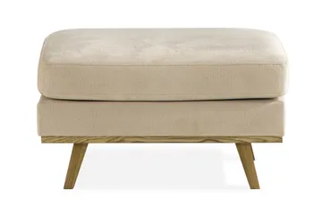 Copenhagen Fotpall Sammet - Beige - Möbler - Fåtölj & stolar - Pall & puff - Fotpallar