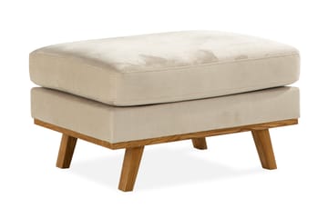Copenhagen Fotpall Sammet - Beige - Möbler - Fåtölj & stolar - Pall & puff - Fotpallar
