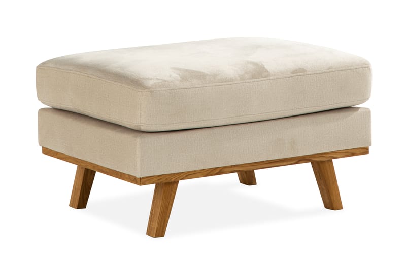Copenhagen Fotpall Sammet - Beige - Möbler - Fåtölj & stolar - Pall & puff - Fotpallar