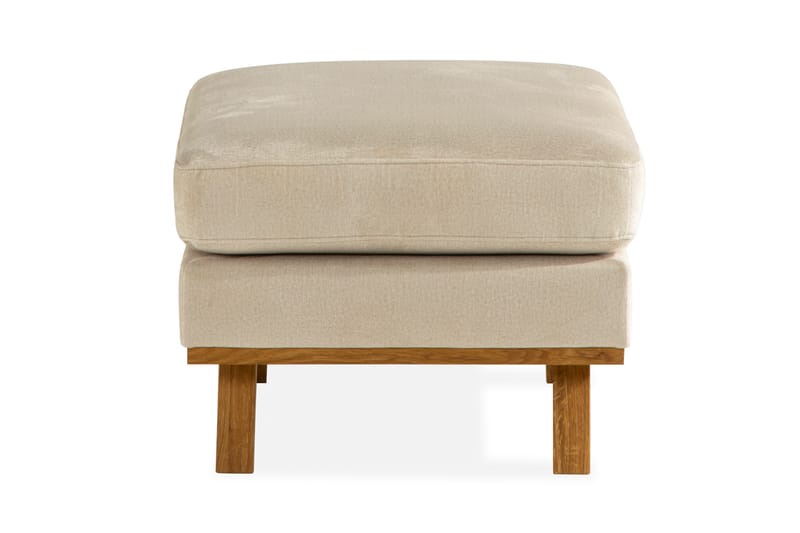 Copenhagen Fotpall Sammet - Beige - Möbler - Fåtölj & stolar - Pall & puff - Fotpallar
