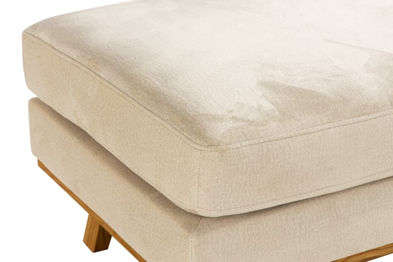 Copenhagen Fotpall Sammet - Beige - Möbler - Fåtölj & stolar - Pall & puff - Fotpallar