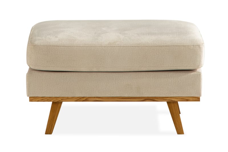Copenhagen Fotpall Sammet - Beige - Möbler - Fåtölj & stolar - Pall & puff - Fotpallar
