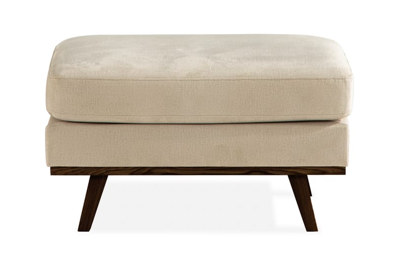 Copenhagen Fotpall Sammet - Beige - Möbler - Fåtölj & stolar - Pall & puff - Fotpallar
