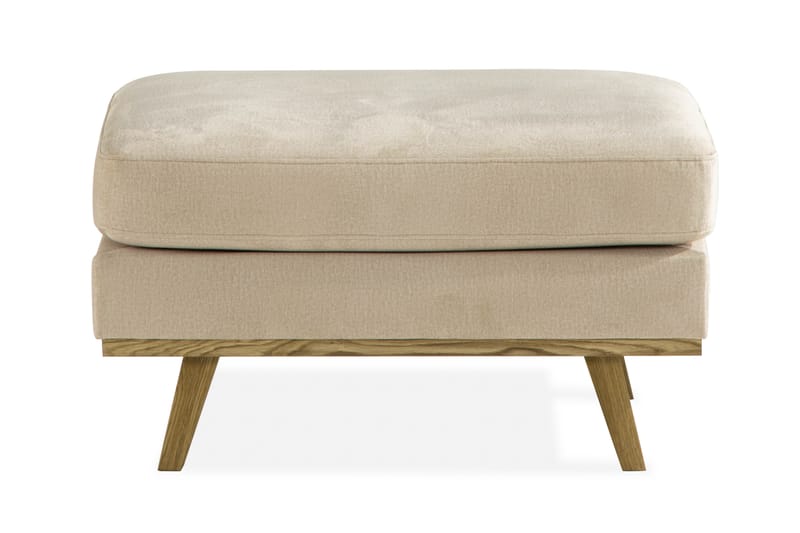 Copenhagen Fotpall Sammet - Beige - Möbler - Fåtölj & stolar - Pall & puff - Fotpallar