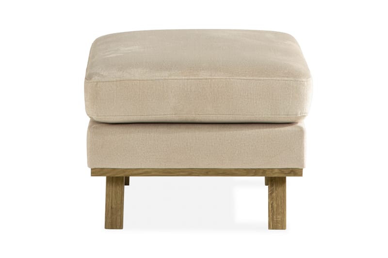 Copenhagen Fotpall Sammet - Beige - Möbler - Fåtölj & stolar - Pall & puff - Fotpallar