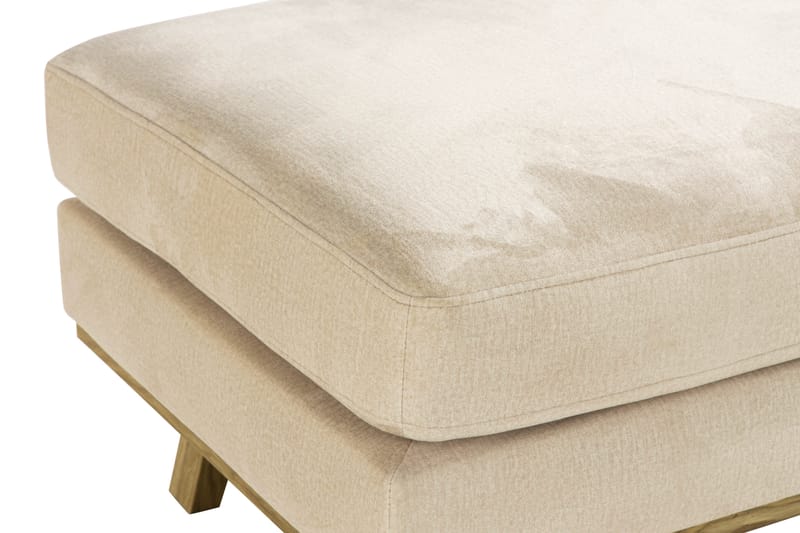 Copenhagen Fotpall Sammet - Beige - Möbler - Fåtölj & stolar - Pall & puff - Fotpallar