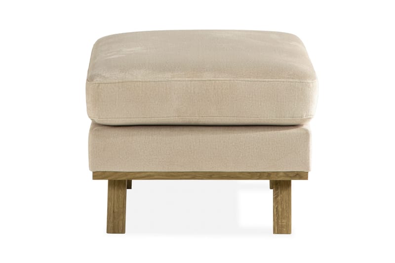 Copenhagen Fotpall Sammet - Beige - Möbler - Fåtölj & stolar - Pall & puff - Fotpallar
