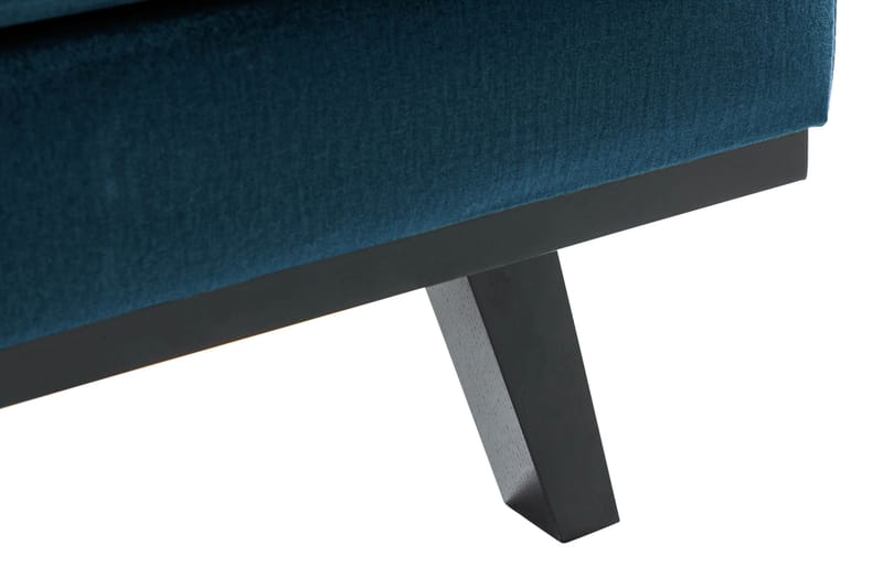 Copenhagen Fotpall Sammet - Blå - Möbler - Fåtölj & stolar - Pall & puff - Fotpallar
