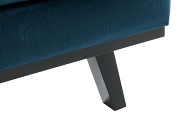 Copenhagen Fotpall Sammet - Blå - Möbler - Fåtölj & stolar - Pall & puff - Fotpallar