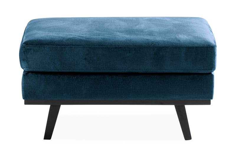 Copenhagen Fotpall Sammet - Blå - Möbler - Fåtölj & stolar - Pall & puff - Fotpallar
