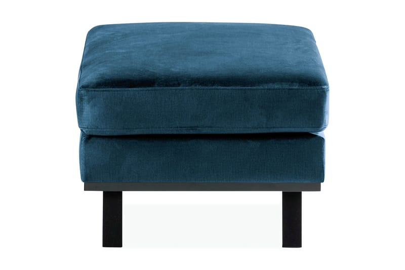 Copenhagen Fotpall Sammet - Blå - Möbler - Fåtölj & stolar - Pall & puff - Fotpallar