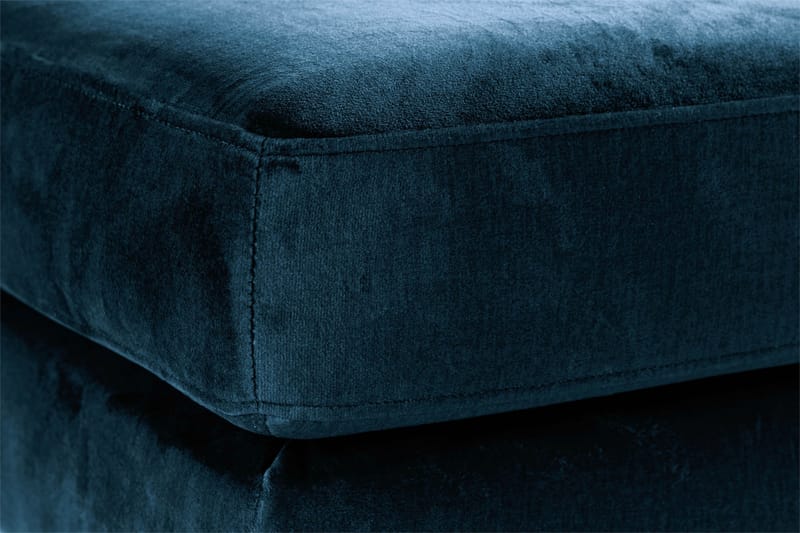 Copenhagen Fotpall Sammet - Blå - Möbler - Fåtölj & stolar - Pall & puff - Fotpallar