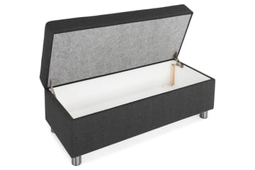 Crazy Fotpall med Förvaring 120x50 - Antracit - Möbler - Fåtölj & stolar - Pall & puff - Fotpallar