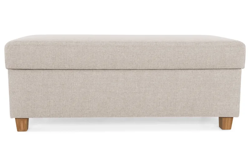 Crazy Fotpall med Förvaring 120x50 - Beige - Möbler - Fåtölj & stolar - Pall & puff - Fotpallar