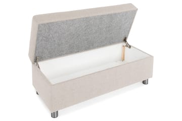 Crazy Fotpall med Förvaring 120x50 - Beige - Möbler - Fåtölj & stolar - Pall & puff - Fotpallar