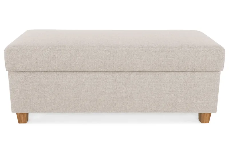 Crazy Fotpall med Förvaring 120x50 - Beige - Möbler - Fåtölj & stolar - Pall & puff - Fotpallar