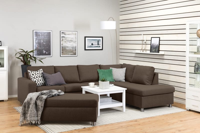 Crazy Fotpall med Förvaring 120x50 - Brun - Möbler - Fåtölj & stolar - Pall & puff - Fotpallar