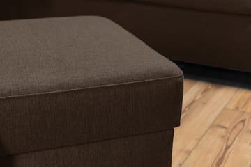 Crazy Fotpall med Förvaring 120x50 - Brun - Möbler - Fåtölj & stolar - Pall & puff - Fotpallar