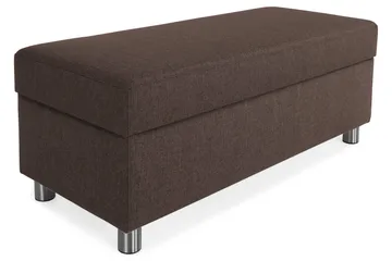 Metall,Runda Metallben - Brun