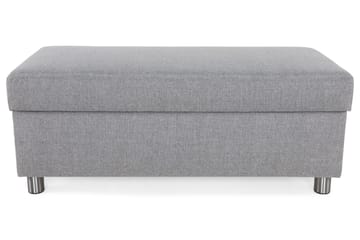 Crazy Fotpall med Förvaring 120x50 - Ljusgrå - Möbler - Fåtölj & stolar - Pall & puff - Fotpallar