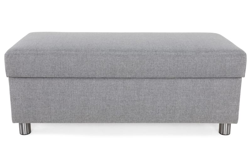 Crazy Fotpall med Förvaring 120x50 - Ljusgrå - Möbler - Fåtölj & stolar - Pall & puff - Fotpallar