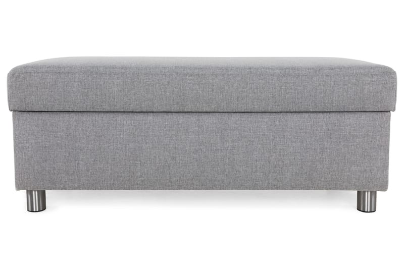 Crazy Fotpall med Förvaring 120x50 - Ljusgrå - Möbler - Fåtölj & stolar - Pall & puff - Fotpallar