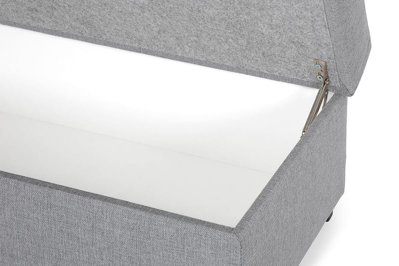 Crazy Fotpall med Förvaring 120x50 - Ljusgrå - Möbler - Fåtölj & stolar - Pall & puff - Fotpallar