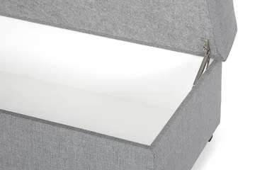 Crazy Fotpall med Förvaring 120x50 - Ljusgrå - Möbler - Fåtölj & stolar - Pall & puff - Fotpallar