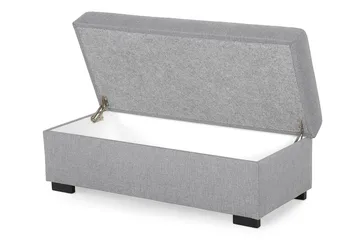 Crazy Fotpall med Förvaring 120x50 - Ljusgrå - Möbler - Fåtölj & stolar - Pall & puff - Fotpallar