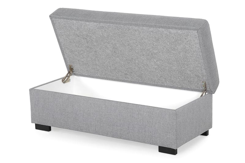 Crazy Fotpall med Förvaring 120x50 - Ljusgrå - Möbler - Fåtölj & stolar - Pall & puff - Fotpallar