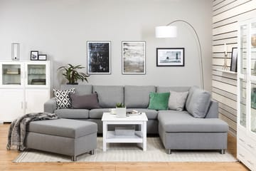 Crazy Fotpall med Förvaring 120x50 - Ljusgrå - Möbler - Fåtölj & stolar - Pall & puff - Fotpallar