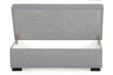 Crazy Fotpall med Förvaring 120x50 - Ljusgrå - Möbler - Fåtölj & stolar - Pall & puff - Fotpallar