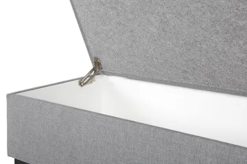 Crazy Fotpall med Förvaring 120x50 - Ljusgrå - Möbler - Fåtölj & stolar - Pall & puff - Fotpallar