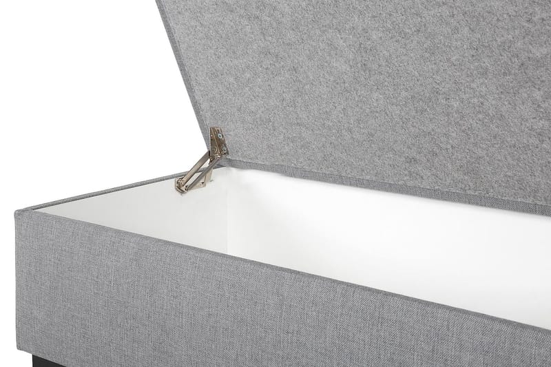 Crazy Fotpall med Förvaring 120x50 - Ljusgrå - Möbler - Fåtölj & stolar - Pall & puff - Fotpallar