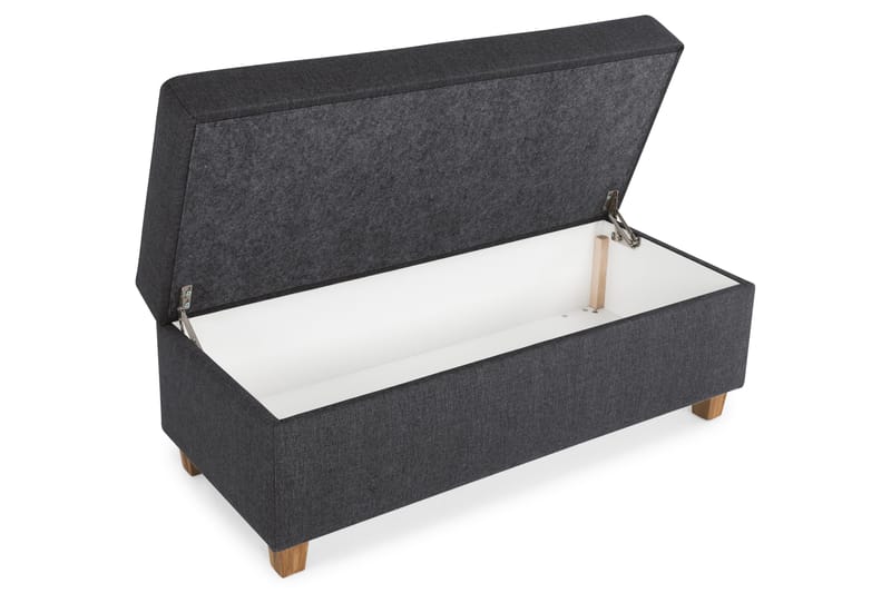 Crazy Fotpall med Förvaring 120x50 - Mörkgrå - Möbler - Fåtölj & stolar - Pall & puff - Fotpallar