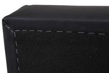 Crazy Fotpall med Förvaring 120x50 - Svart Konstläder - Möbler - Fåtölj & stolar - Pall & puff - Fotpallar