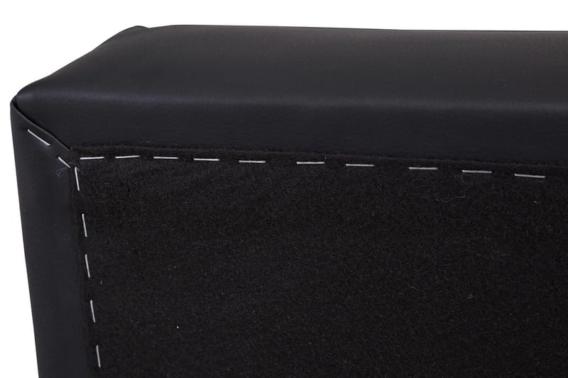 Crazy Fotpall med Förvaring 120x50 - Svart Konstläder - Möbler - Fåtölj & stolar - Pall & puff - Fotpallar