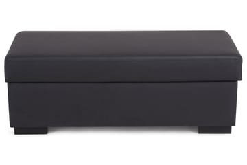 Crazy Fotpall med Förvaring 120x50 - Svart Konstläder - Möbler - Fåtölj & stolar - Pall & puff - Fotpallar
