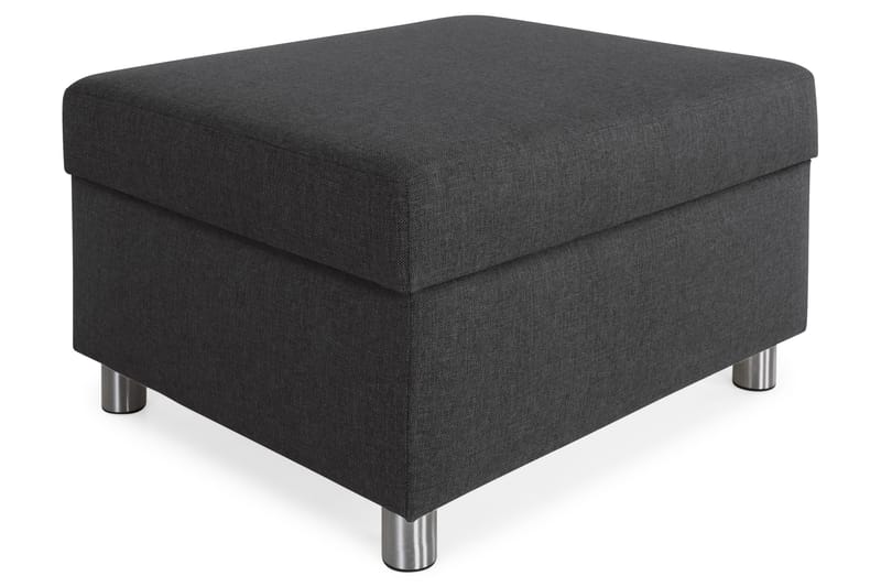 Crazy Fotpall med Förvaring 80x65 - Antracit - Möbler - Fåtölj & stolar - Pall & puff - Fotpallar