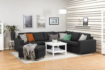 Crazy Fotpall med Förvaring 80x65 - Antracit - Möbler - Fåtölj & stolar - Pall & puff - Fotpallar