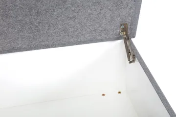 Crazy Fotpall med Förvaring 80x65 - Ljusgrå - Möbler - Fåtölj & stolar - Pall & puff - Fotpallar